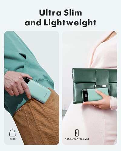 Portable Charger with Built in Cables