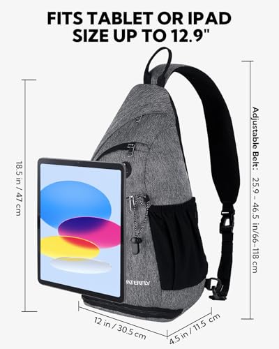 Large Sling Bag Crossbody Backpack Chest Pack for Men Women