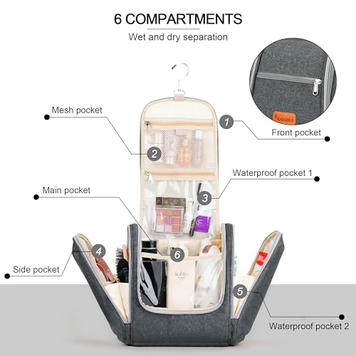 Hanging Toiletry Bag for Women & Men