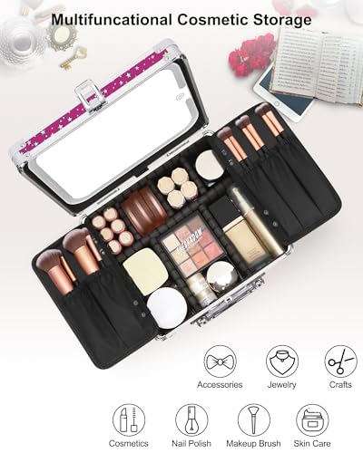 Makeup Bag with LED Mirror