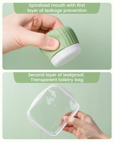 Travel Containers for Toiletries 4 Pack (4 Count)