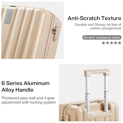 16 Inch Underseat Carry on Suitcases with Wheels