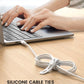 10 Pack Silicone Cable Ties Cord Organizer (10 Count)