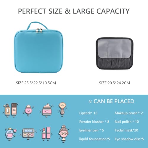 Makeup Bag with Led Mirror