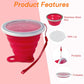 4 Pack Collapsible Silicone Cups with Lids (4 Count)
