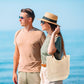 Crochet Beach Bag Summer Purse Boho Small Tote for Women