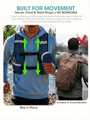 Foldable Small Hiking Backpack with 3 Strap Pockets