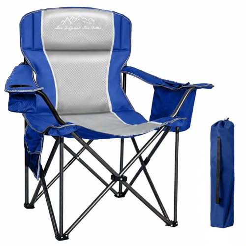 Oversized Camping Chair 500lbs Capacity for Big and Tall
