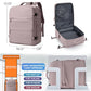 Large Travel Backpack Carry On for Women Man Waterproof Gym Backpacks with Laptop Compartment Mochila de Viaje Teacher Personal Item Backpack Rucksack Airplane Accessories Must Haves Lotus Pink