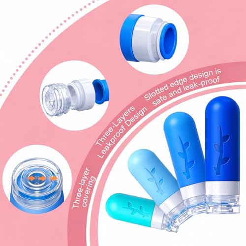 18pack Travel Bottles for Toiletries (19 Count)