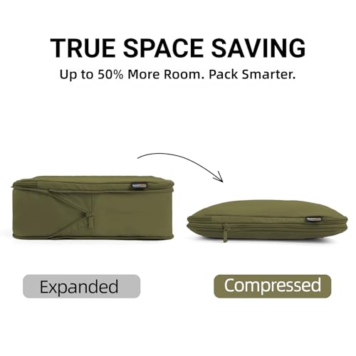 4 Piece Compression Packing Cubes for 3 (4 Count)