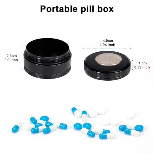 Metal Pill Box for Purse