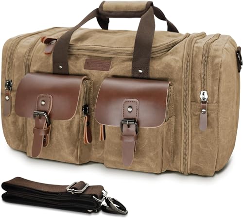 Waxed Canvas Duffle Bag