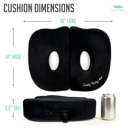 Seat Cushion Premium Foldable Sit Bone Cushion for Pressure Relief