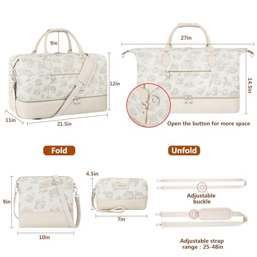 Weekender Bag for Women (3 Count)