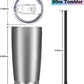 20oz Tumbler with Lid and Straw Stainless Steel Tumbler Cup Vacuum Insulated Double Wall Travel Coffee Mug Powder Coated Coffee Cup