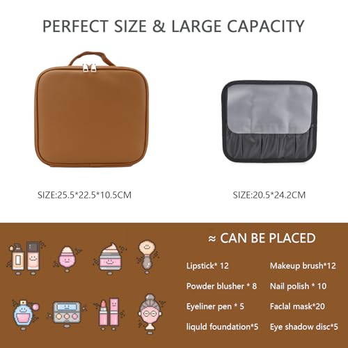 Makeup Bag with Led Mirror