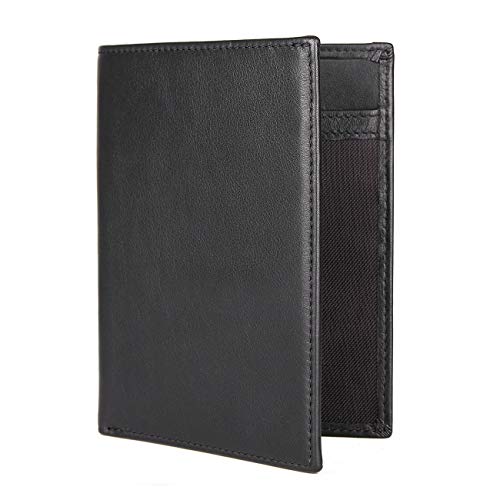Polare RFID Blocking Napa Leather Passport Holder Travel Wallet For Men and Women