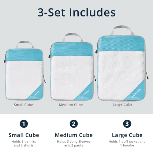 Compression Packing Cubes 6 Set (6 Count)