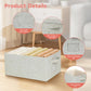 Storage Bins With Lids Closet Organizer Cabinet Box For Clothes (2 Count)