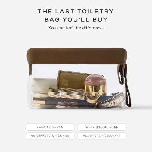 Parcel Clear Travel Kit with Zipperless Magnetic Closure