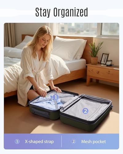 Luggage Sets 3 Pcs Suitcase with Wheels