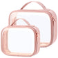 Clear Makeup Bag Travel (2 Count)
