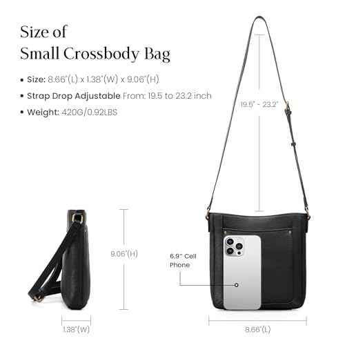 Genuine Leather Small Crossbody Bags for Women Travel Leather Purse