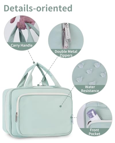 Hanging Toiletry Bag for Women Travel Makeup Bag Organizer Toiletries Bag for Travel Size Essentials Accessories Cosmetics