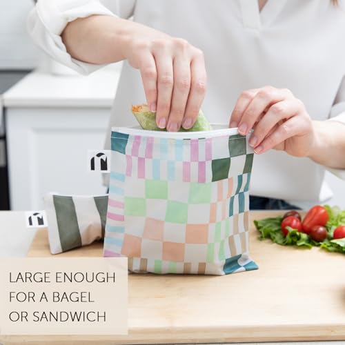 Roamio Reusable Sandwich and Snack Bags