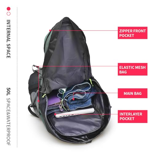 50L Hiking Backpack