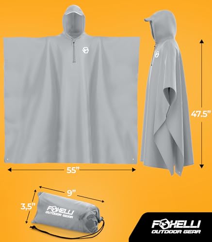 Rain Poncho for Adults