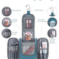 Small Hanging Travel Toiletry Bag Cosmetic Make up Organizer for Women and Men