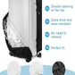 Upgraded Double Zippered Transparent PVC Suitcase Cover 26 Inch