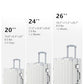 20 Inch Carry On Zipperless Luggage with Cup Holder