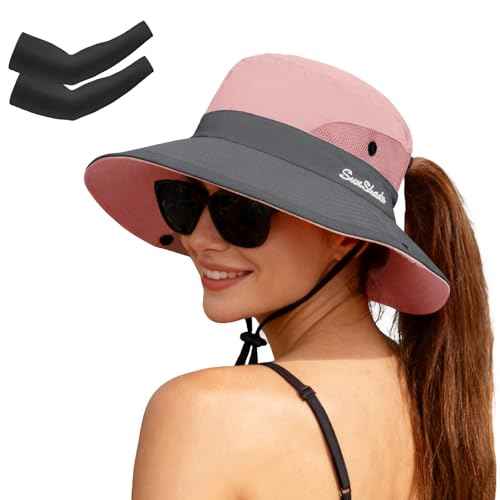 Women's Ponytail Safari Sun Hat