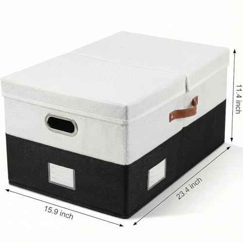Storage Bins with Lids [3 (3 Count)