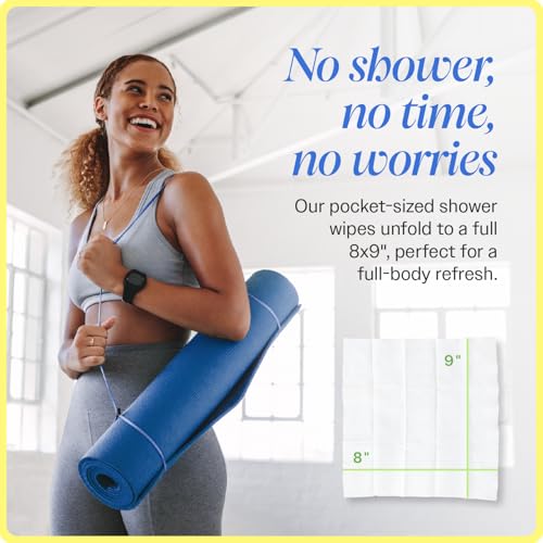 On-the-Go Armpit Cleansing Wipes – Individually Wrapped Underarm Cloths for Sweat & Odor – Biodegradable – Variety Scented Pack, 50 Count