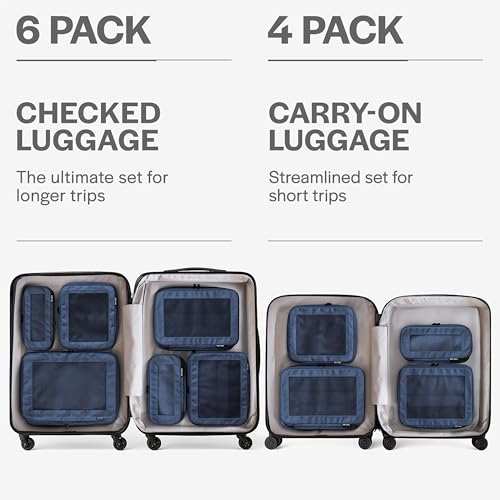 Compression Packing Cubes for Travel (4 Count)