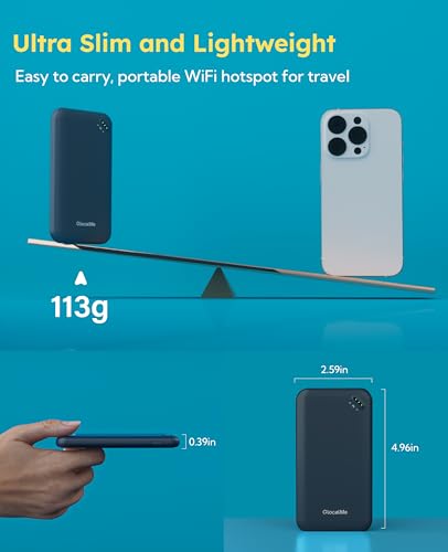 UPP 4G Portable WiFi Hotspot for Travel in 200+ Countries