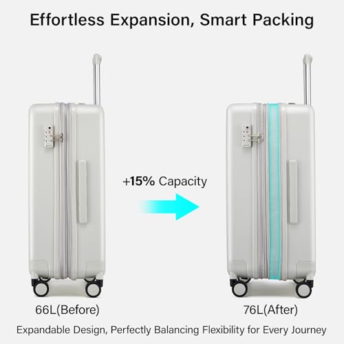24 Inch Luggage with Spinner Wheels