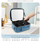 Travel Makeup Bag Cosmetic Bag with Lighted Mirror
