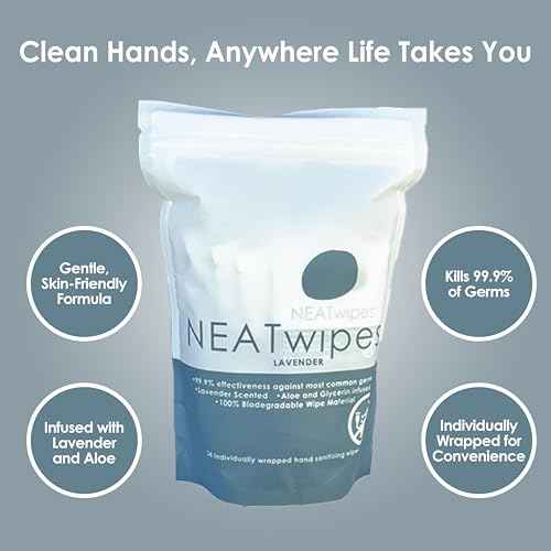 NEATwipes Sanitizing Wipes for Adults (96 Count)