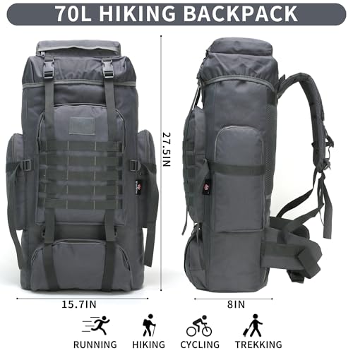 Hiking Backpack for Men 70L