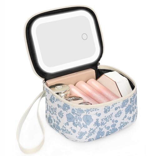 Mini Makeup Bag with LED Mirror