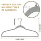 50 Pack Plastic Hangers for Clothes (50 Count)
