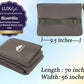 Premium Soft Lightweight Travel Blanket Pillow Airplane