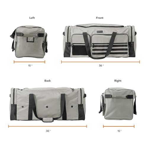 130L 36" Extra Large Heavy Duty Sports Equipment Storage Duffle Bag