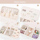 Small Travel Jewelry Box with Double Zipper