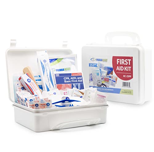 KC 25PP 25 Person Compact First Aid Kit with 157 Pieces Emergency Medical Supplies